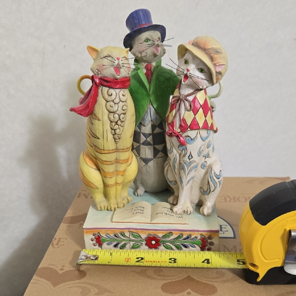 Jim Shore Heartwood Creek Caroling Cats